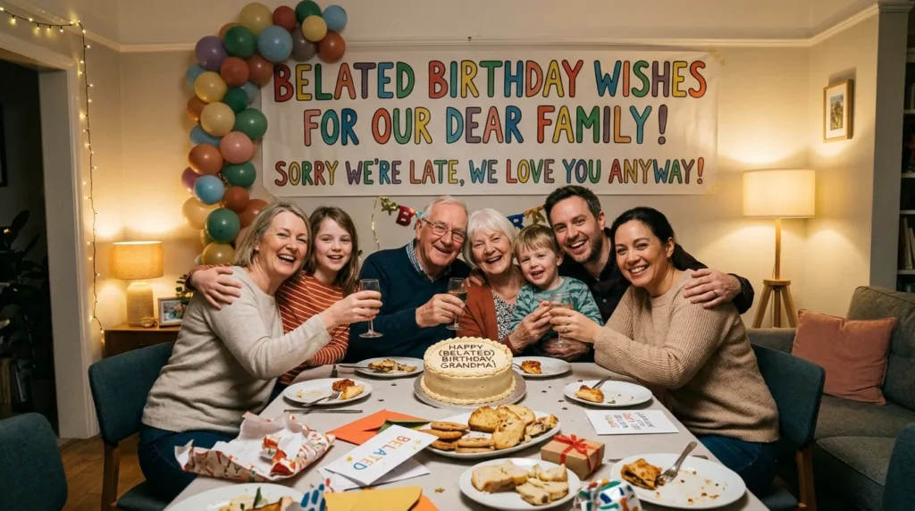 Belated Birthday Wishes for Family