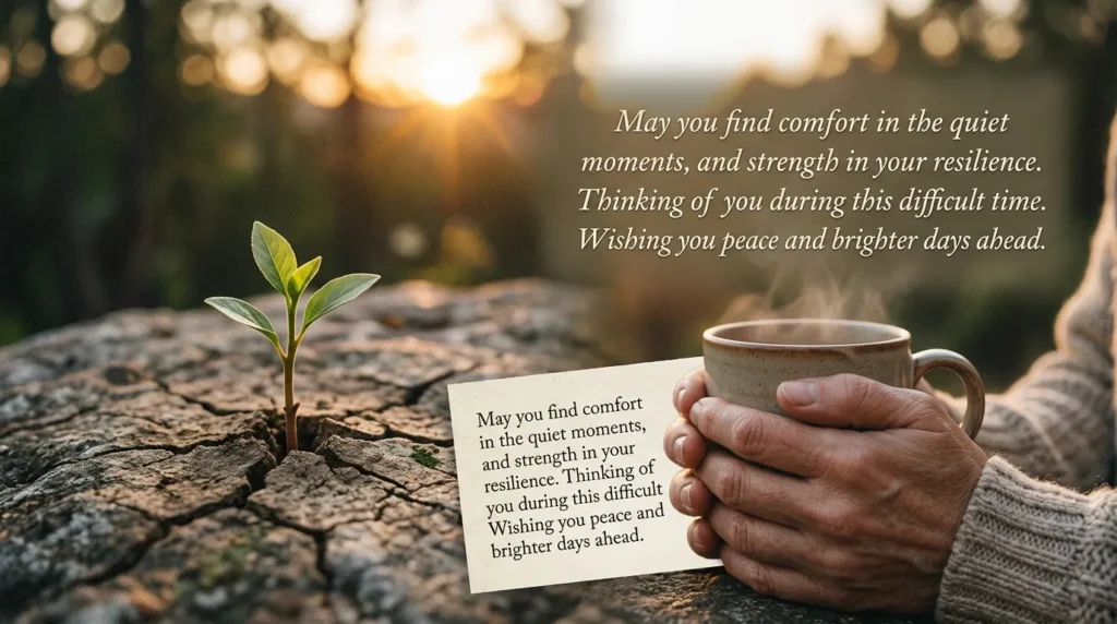 Comfort and Strength Wishes for Difficult Times