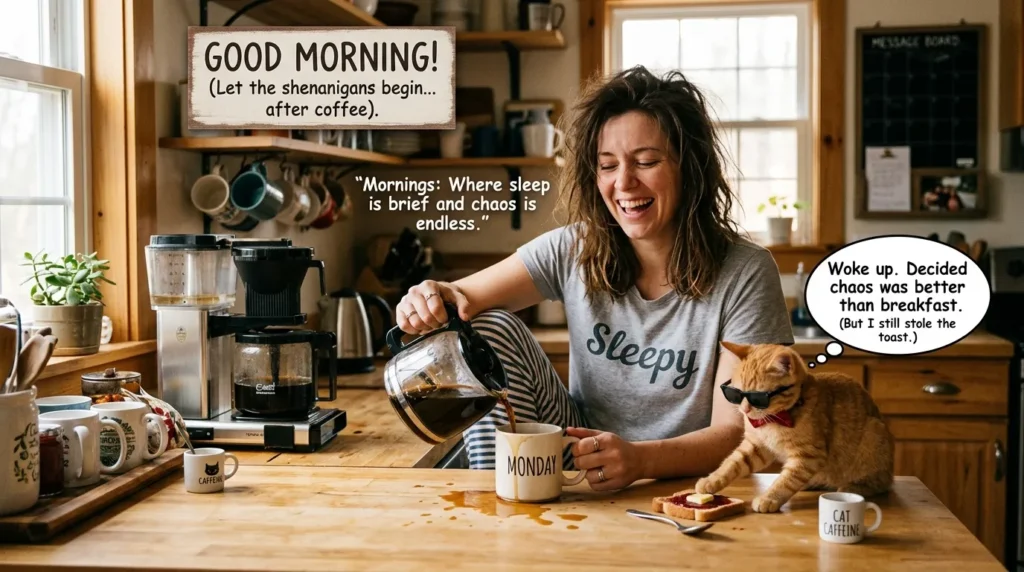 Funny Good Morning Wishes