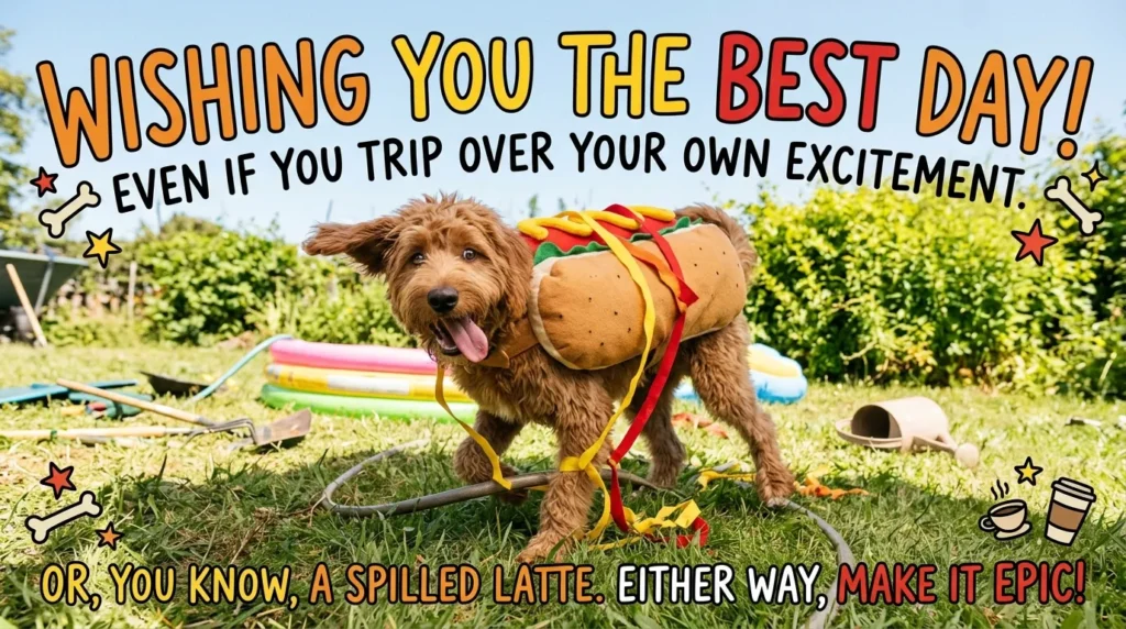 Funny Wishing You the Best Day Wishes