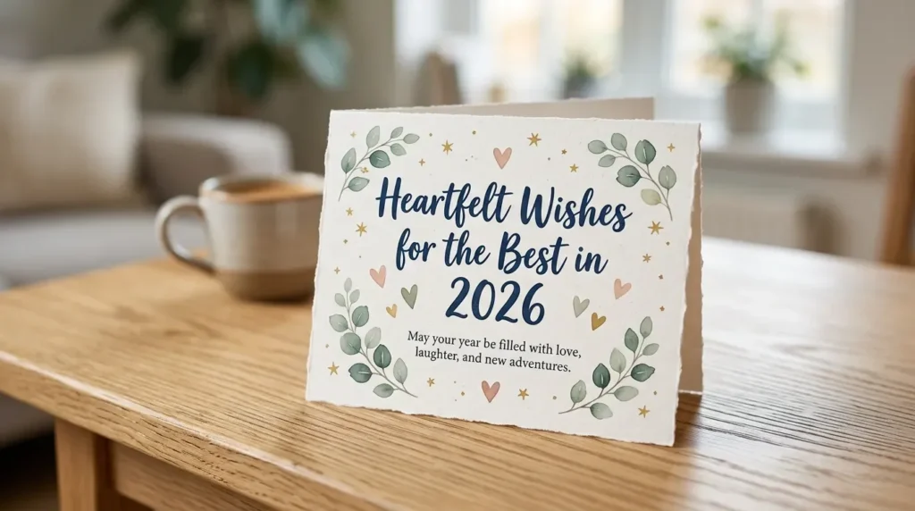 Heartfelt Wishing You the Best in 2026 Wishes