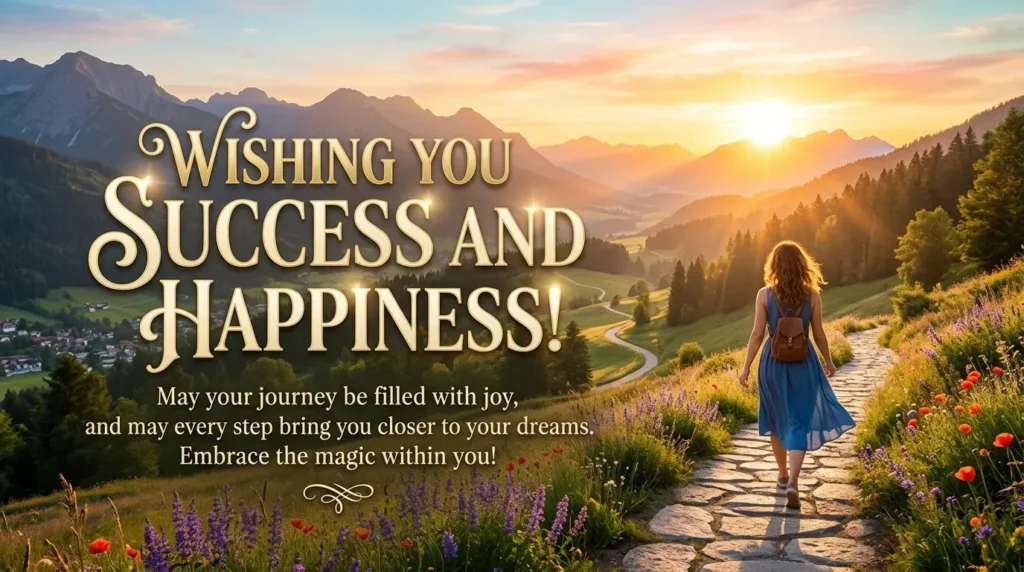 Inspirational Wishing You Success and Happiness Wishes