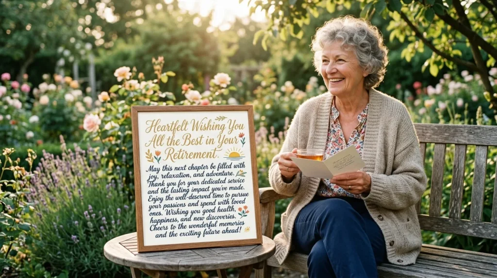 Retirement Blessings and Good Wishes