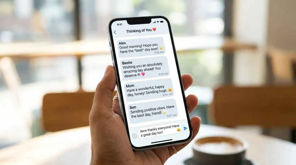 Short Wishing You the Best Day Text Messages