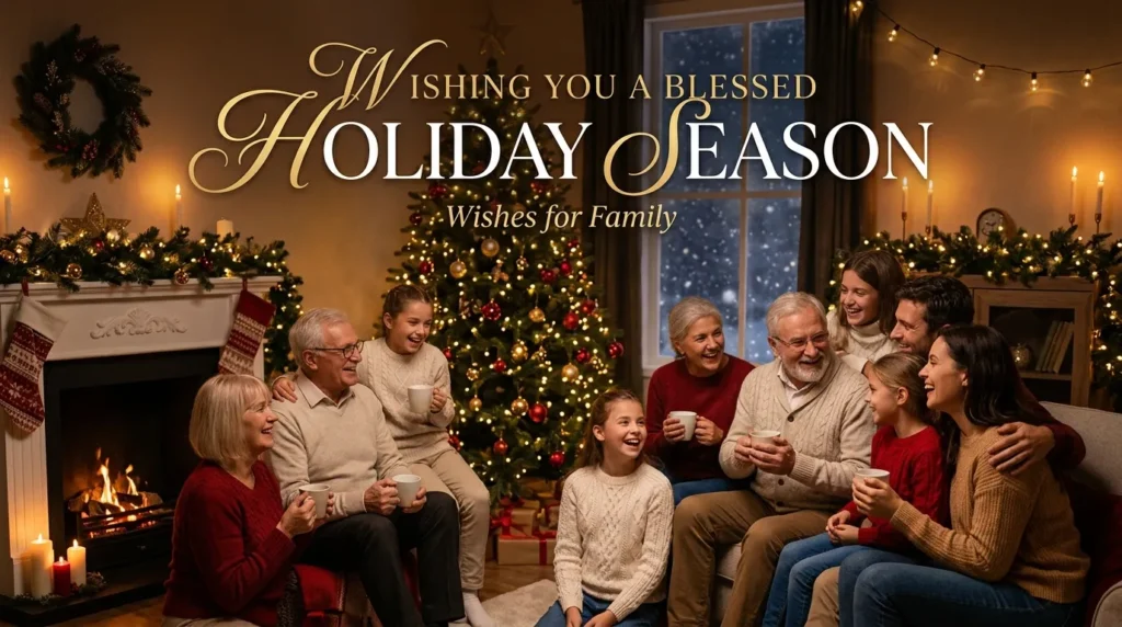 Wishing You a Blessed Holiday Season Wishes for Family