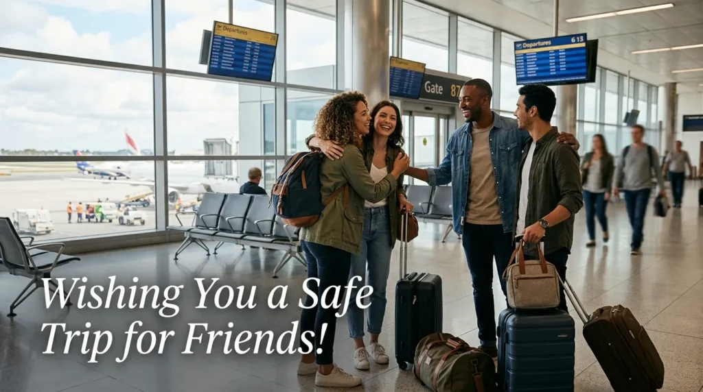 Wishing You a Safe Trip for Friends
