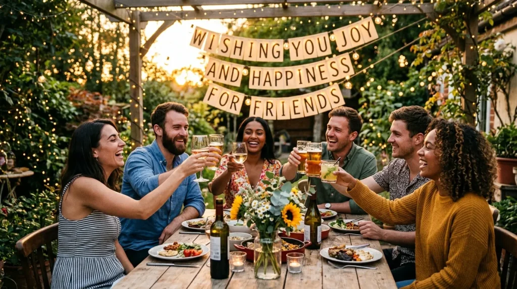 Wishing You Joy and Happiness for Friends