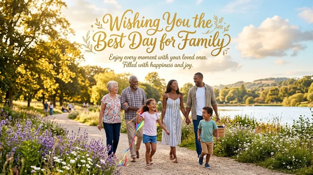 Wishing You the Best Day for Family
