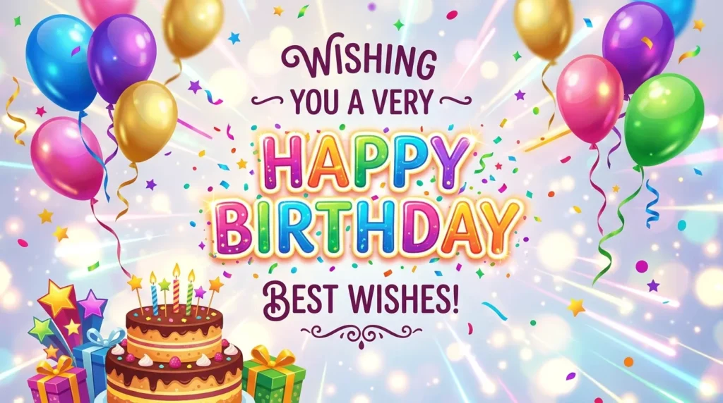 Best Wishing You a Very Happy Birthday GIF Wishes