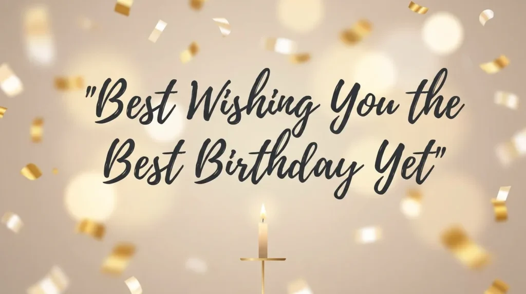 Best Wishing You the Best Birthday Yet Quotes