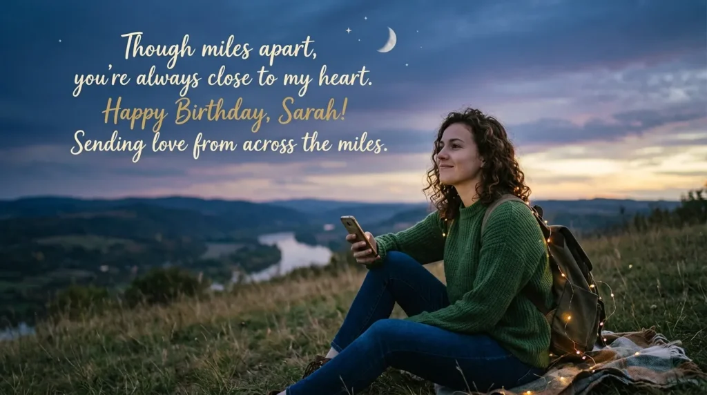 Birthday Wishes for a Friend Who Lives Far Away