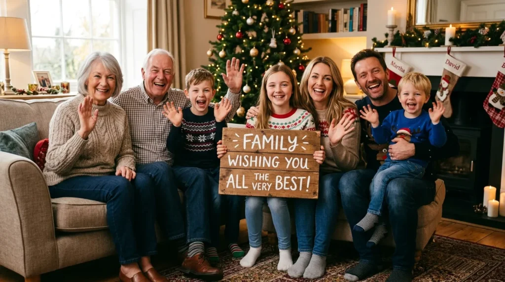 Family Wishing You All the Very Best