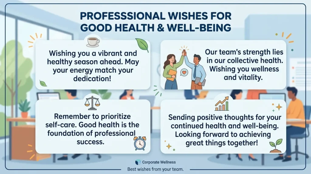 For Colleagues and Professional Messages Wishing You Good Health Quotes