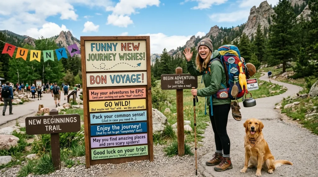 Funny New Journey Wishes