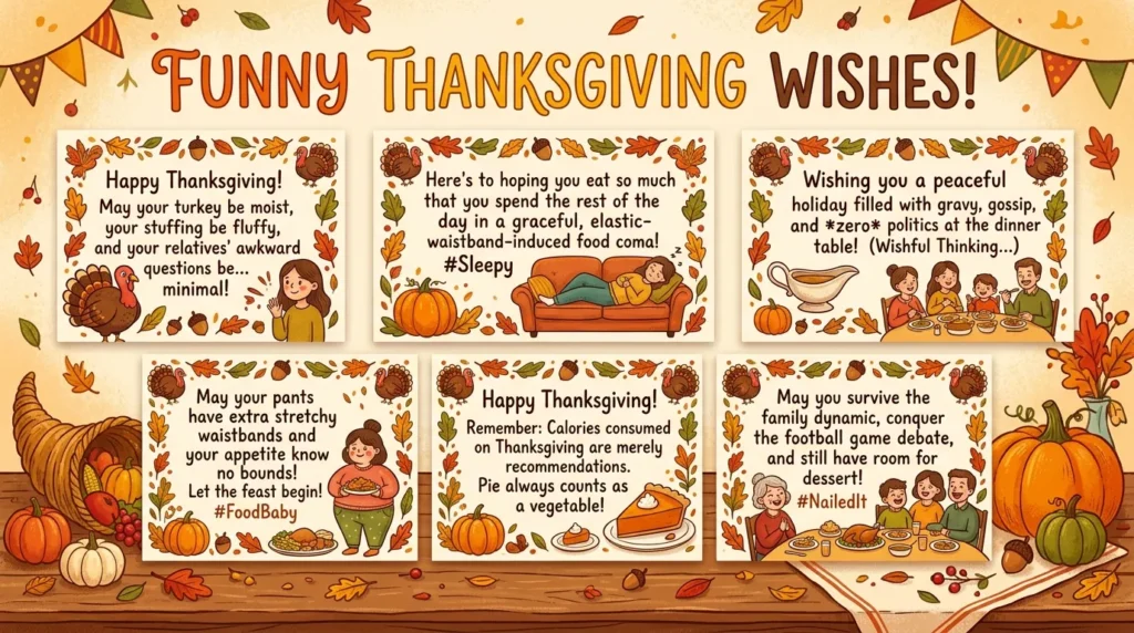 Funny Thanksgiving Wishes