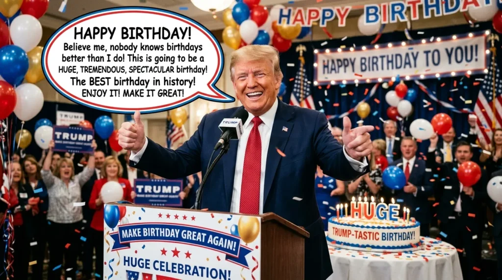 Funny Trump Wishing You a Happy Birthday