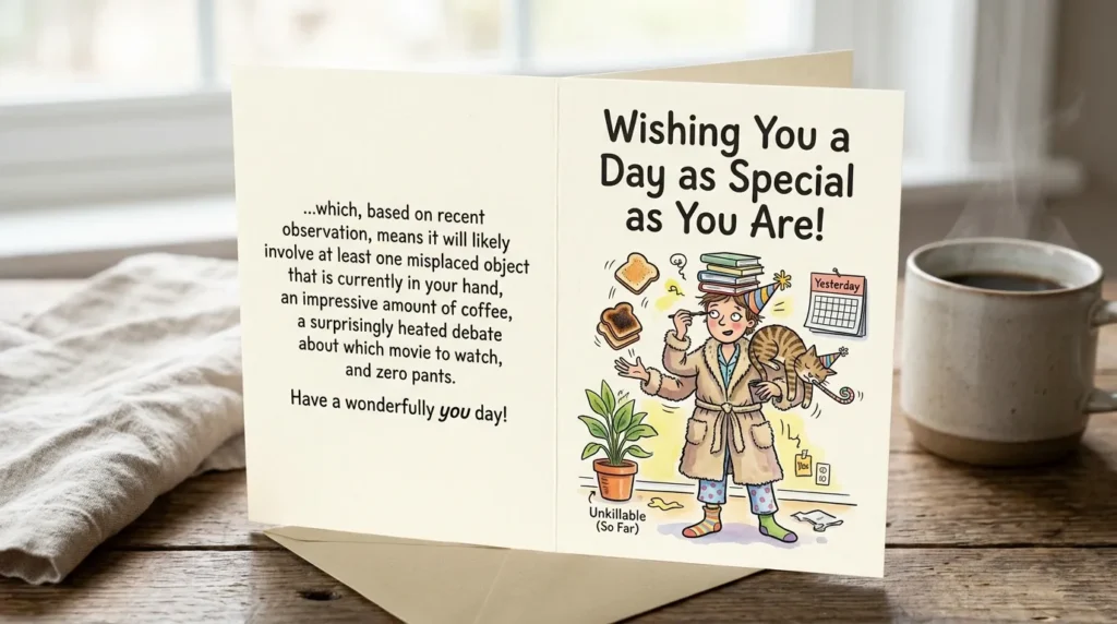Funny Wishing You a Day as Special as You Are Wishes