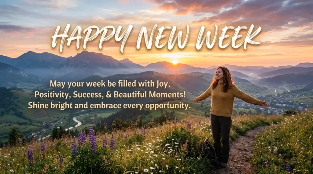 Happy New Week Wishes