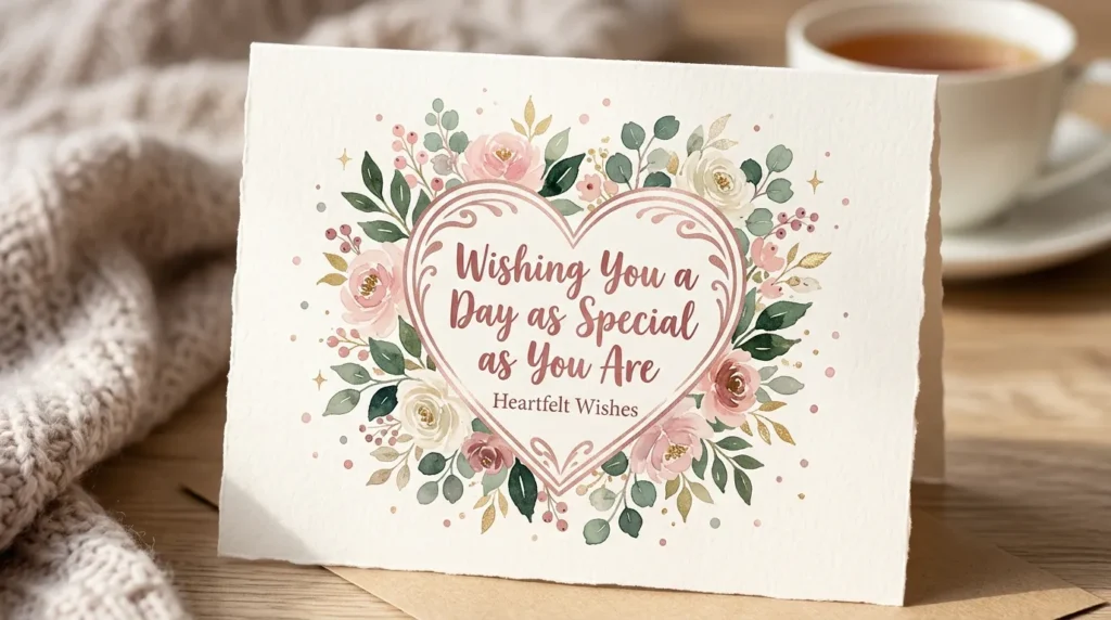 Heartfelt Wishing You a Day as Special as You Are Wishes