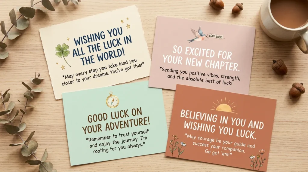 Heartfelt Wishing You All the Luck Messages