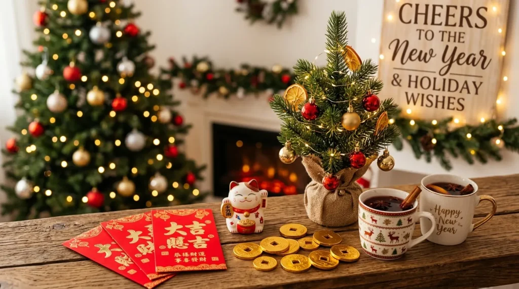 Lucky New Year and Holiday Wishes