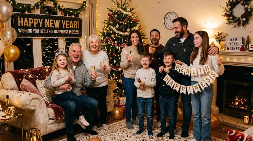 New Year Wishes for Family Health and Happiness