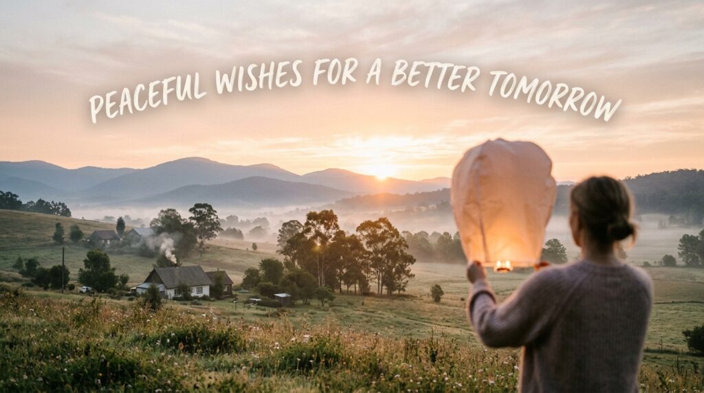 Peaceful Wishes for a Better Tomorrow