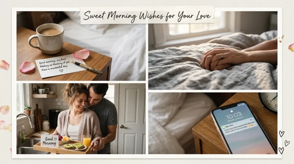 Romantic Good Morning Wishes for Your Love