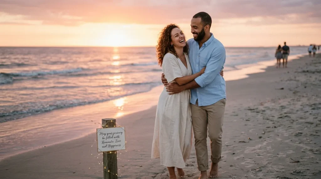 Romantic Love and Happiness Wishes