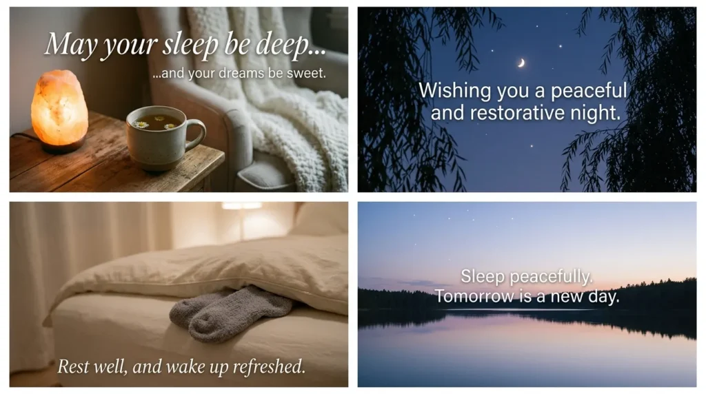Short Restful Night Wishes