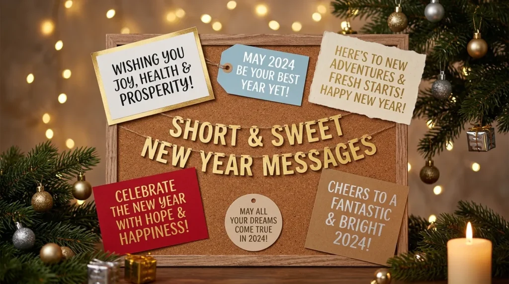 Short Wishing You All a Very Happy New Year Messages