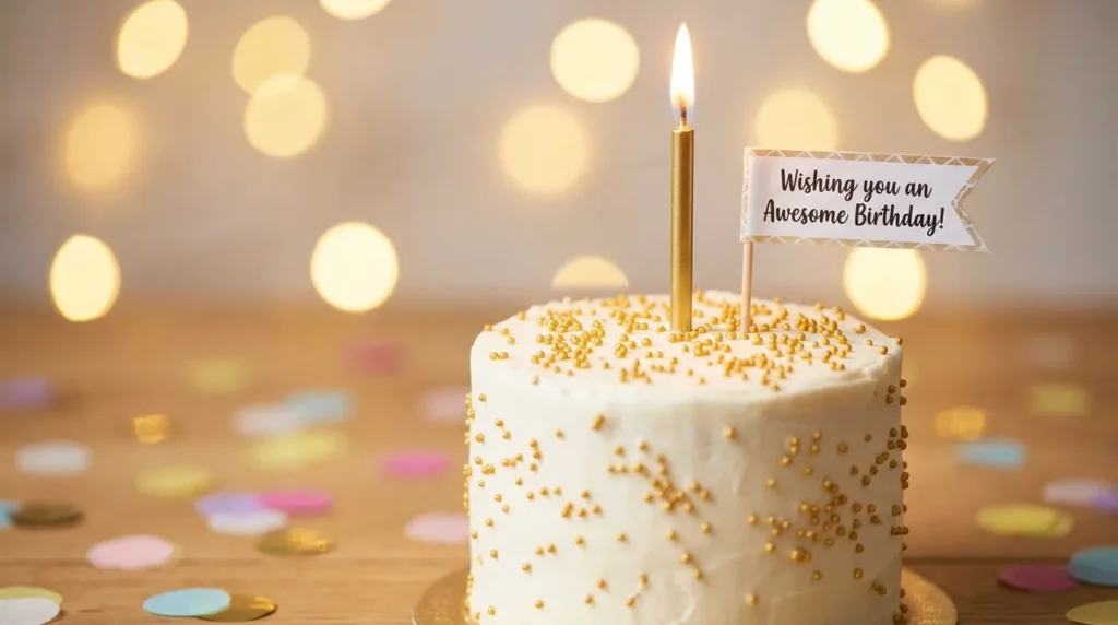 Short Wishing You an Awesome Birthday Messages