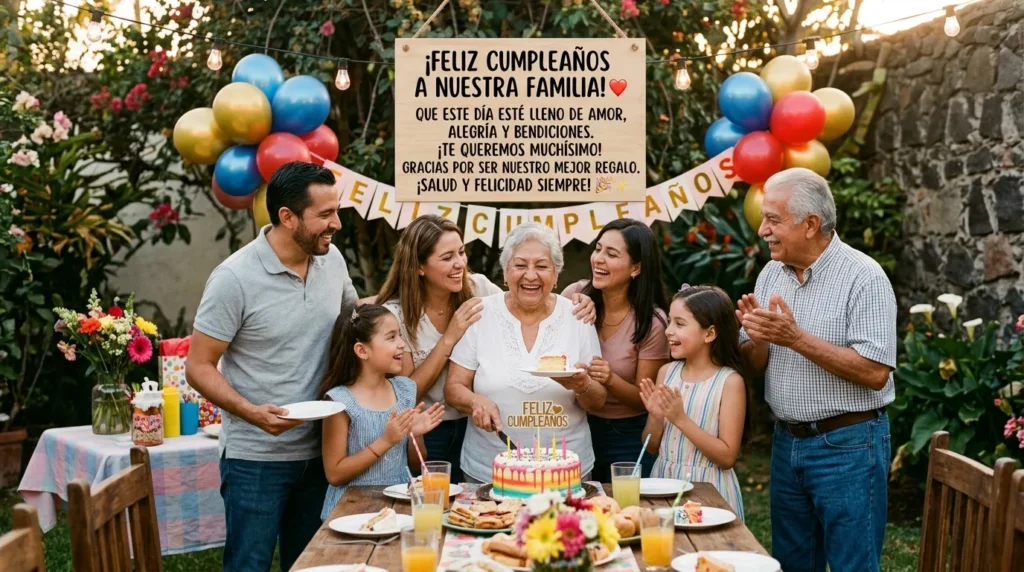 Spanish Birthday Wishes for Family