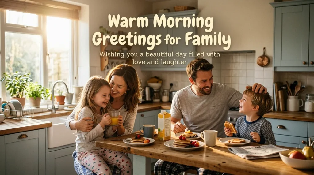 Warm Morning Greetings for Family