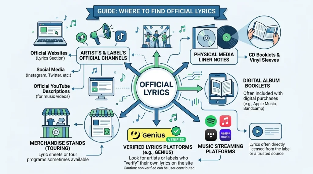 Where Can You Find the Official Lyrics?