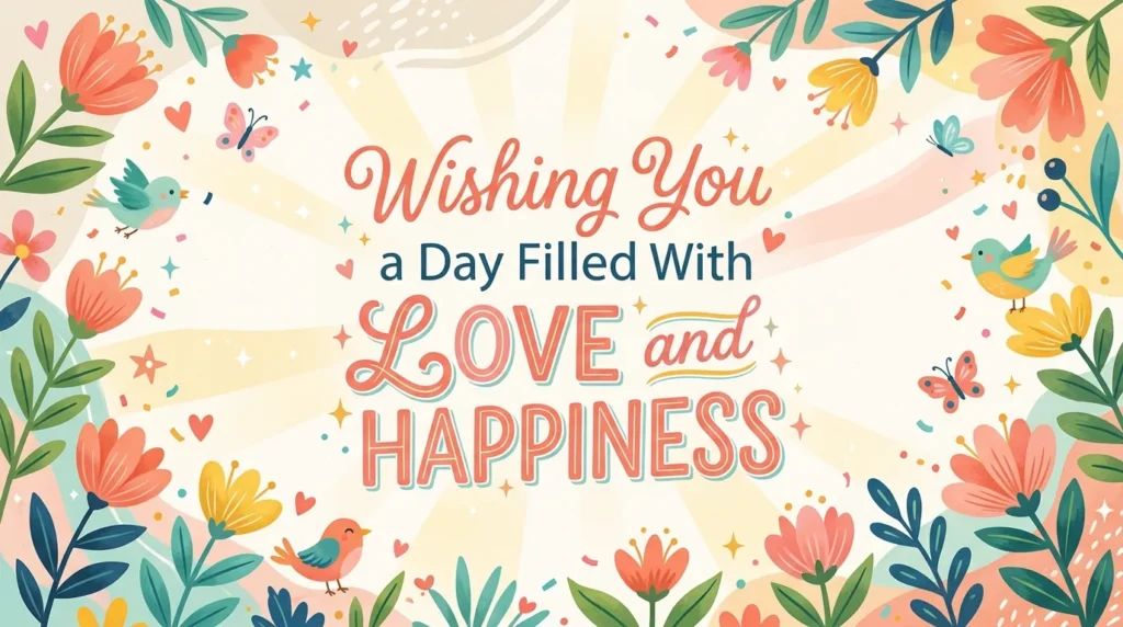Wishing You a Day Filled With Love and Happiness