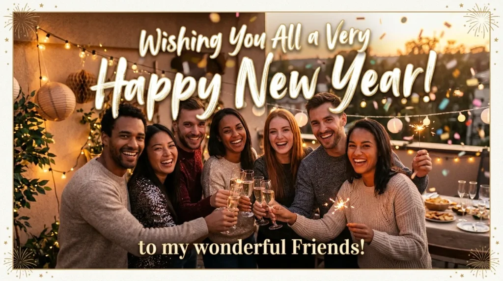Wishing You All a Very Happy New Year for Friends