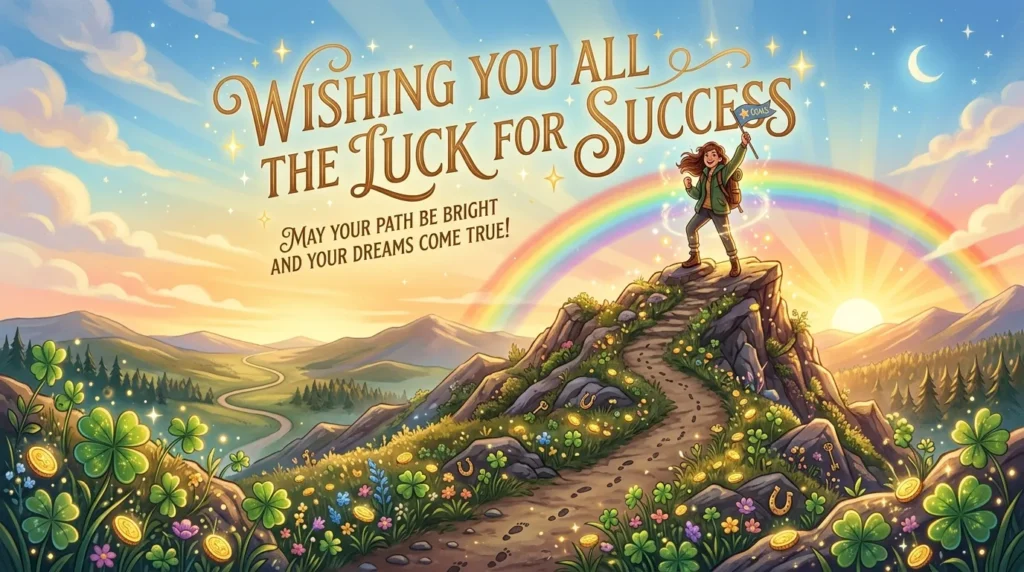 Wishing You All the Luck for Success