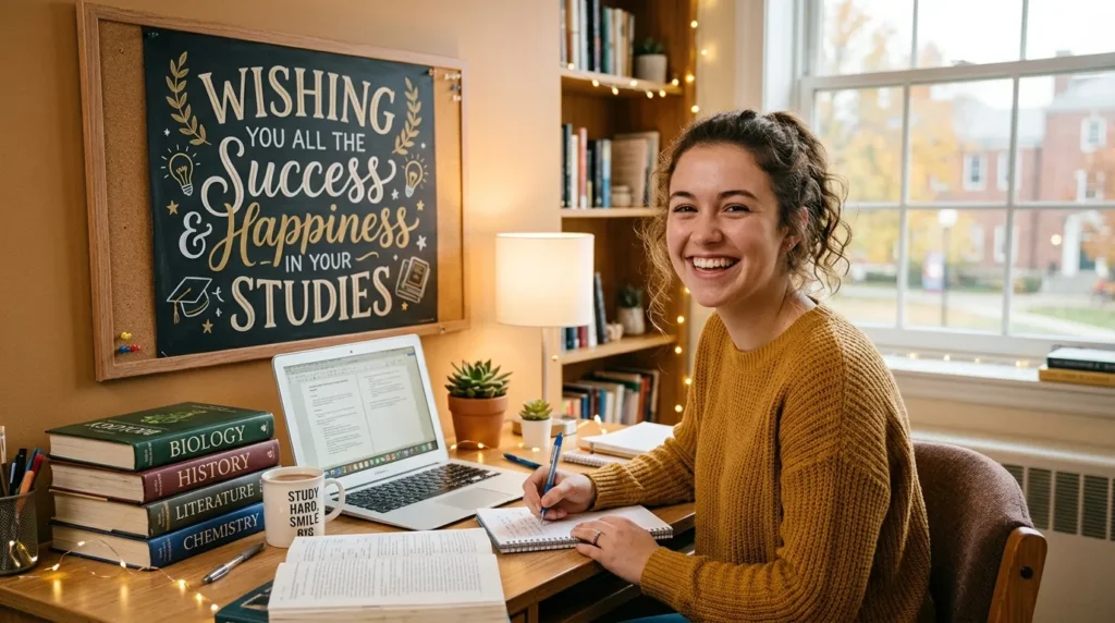 Wishing You All the Success and Happiness in Your Studies