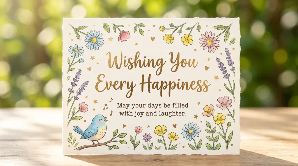 Wishing You Every Happiness – Short and Sweet Wishes