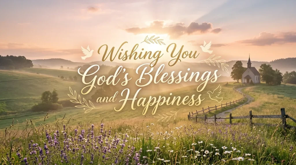 Wishing You God’s Blessings and Happiness