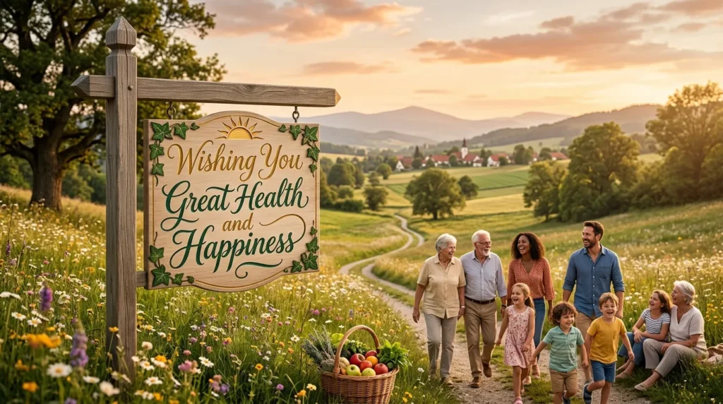 Wishing You Great Health and Happiness