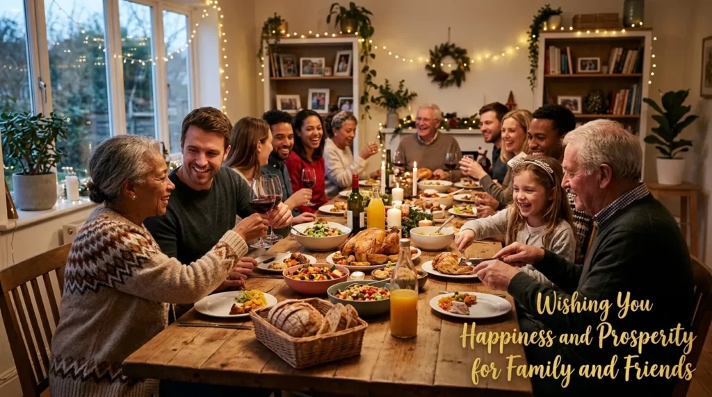Wishing You Happiness and Prosperity for Family and Friends