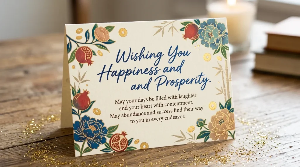 Wishing You Happiness and Prosperity Messages