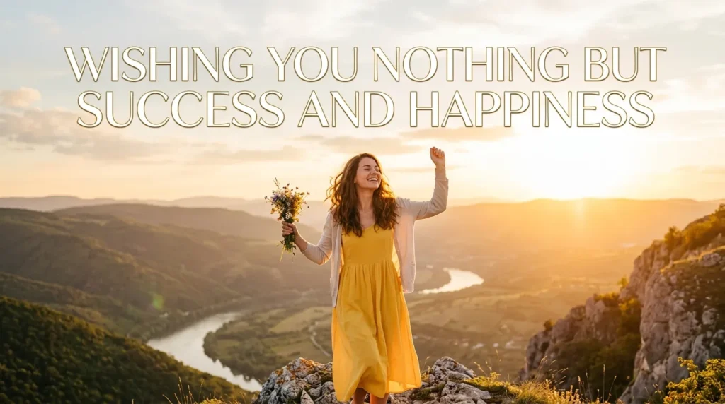 Wishing You Nothing but Success and Happiness
