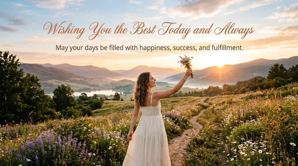 Wishing You the Best Today and Always with an Inspirational Touch