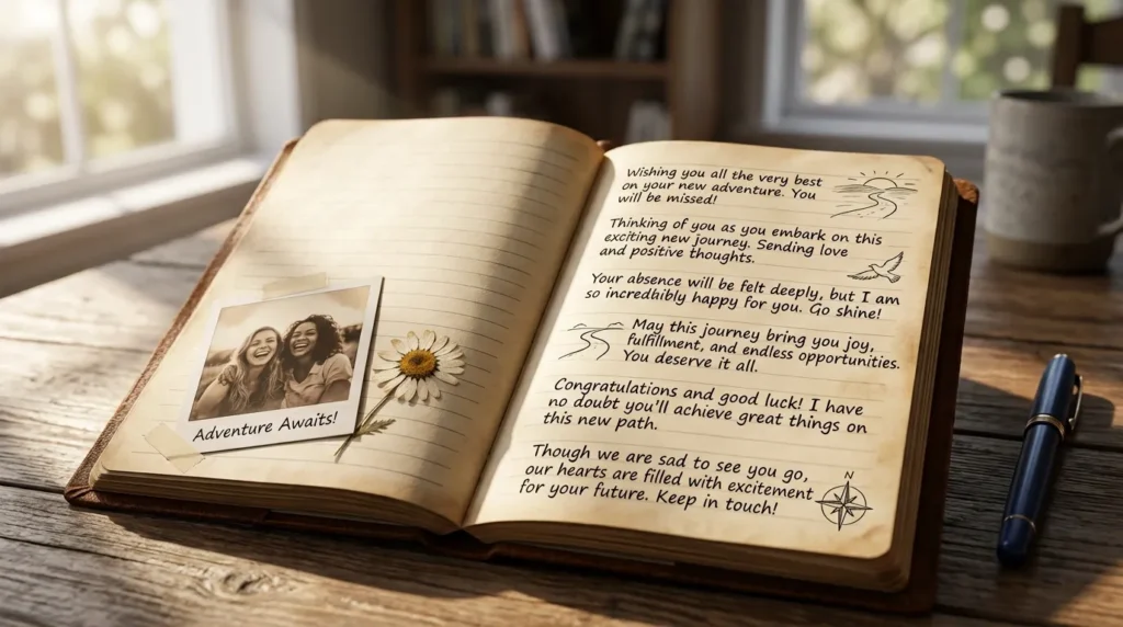 Emotional Wishing You Well on Your New Journey Messages
