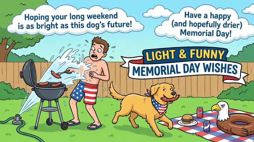 Funny and Light Memorial Day Wishes