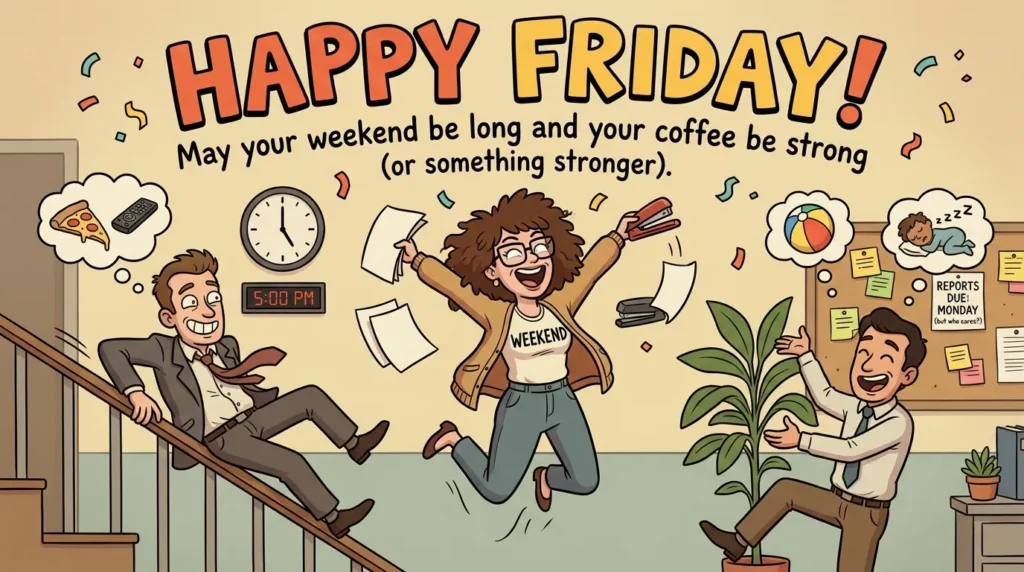 Funny Happy Friday Wishes