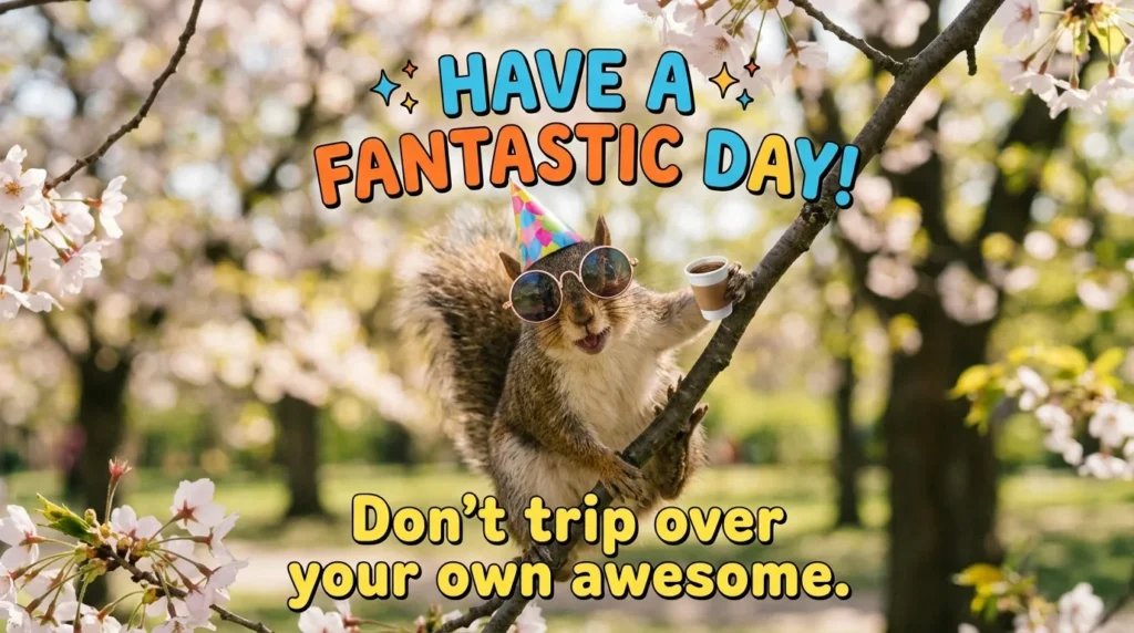 Funny Have a Fantastic Day Wishes